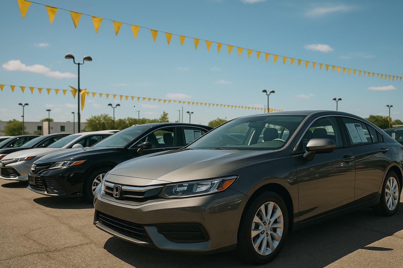 A person reviewing a car inspection checklist on a tablet.